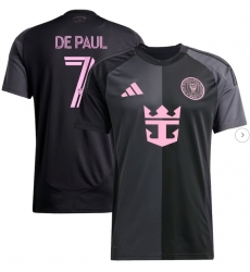 Men's Inter Miami CF Rodrigo De Paul adidas Black 2025 The Fortitude Kit Replica Player Jersey Men's Inter Miami CF Rodrigo De Paul adidas Black 2025 The Fortitude Kit Replica Player Jersey