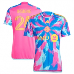 Men Toronto FC Lorenzo Insigne 2023 24 Third Replica Pink