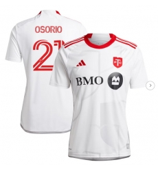 Men's Toronto FC Jonathan Osorio adidas White 2024 GTA Kit Replica Player Jersey Men's Toronto FC Jonathan Osorio adidas White 2024 GTA Kit Replica Player Jersey