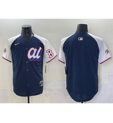 Men American League Boston Red Sox Blank Navy Alternate 2025 All Star Edition Limited Stitched Baseball Jersey Men American League Boston Red Sox Blank Navy Alternate 2025 All Star Edition Limited Stitched Baseball Jersey