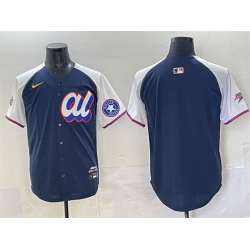 Men American League Houston Astros Blank Navy Alternate 2025 All Star Edition Limited Stitched Baseball Jersey Men American League Houston Astros Blank Navy Alternate 2025 All Star Edition Limited Stitched Baseball Jersey