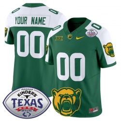 Men Women Youth Baylor Bears 2024 Texas Bowl Vapor Limited Custom Jersey All Stitched Green Alternate