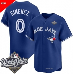 Men Toronto Blue Jays 0 Andres Gimenez Cool Base Stitched Baseball Jersey Blue Men Toronto Blue Jays 0 Andres Gimenez Cool Base Stitched Baseball Jersey Blue
