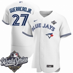 Men Toronto Blue Jays 27 Vladimir Guerrero Jr Men Nike White Home 2020 Flex Base Player MLB Jersey Men Toronto Blue Jays 27 Vladimir Guerrero Jr Men Nike White Home 2020 Flex Base Player MLB Jersey