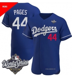 Men Los Angeles Dodgers 44 Andy Pages 2025 World Series Cool Base Stitched Baseball Jersey Blue Men Los Angeles Dodgers 44 Andy Pages 2025 World Series Cool Base Stitched Baseball Jersey Blue