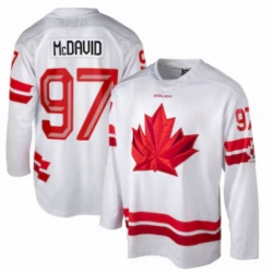 Mens Connor McDavid #97 White Hockey Canada 2026 Replica Jersey