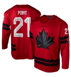 Mens Point Brayden #21 Red Hockey Canada 2026 Replica Jersey