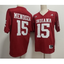 Men Indiana Hoosiers 15 Fernando Mendoza Red Stitched Basketball JerseyS