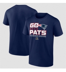 Men New England Patriots Navy 2025 AFC Champions Hometown T Shirt