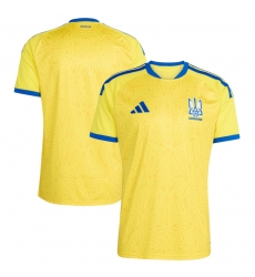 Men adidas Yellow Ukraine National Team FIFA x World Cup 2026 Home Replica Jersey Men adidas Yellow Ukraine National Team FIFA x World Cup 2026 Home Replica Jersey