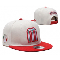Mexico Baseball Snapback Cap 007
