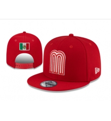 Mexico Baseball Snapback Cap 023