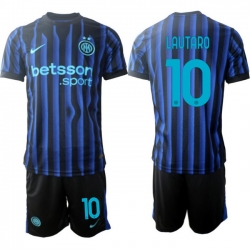 Men Internazionale 2026 Soccer Jerseys BlueBlack #10 LAUTARO