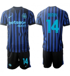 Men Internazionale 2026 Soccer Jerseys BlueBlack #14 BONNY Men Internazionale 2026 Soccer Jerseys BlueBlack #14 BONNY
