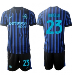 Men Internazionale 2026 Soccer Jerseys BlueBlack #23 BARELLA Men Internazionale 2026 Soccer Jerseys BlueBlack #23 BARELLA