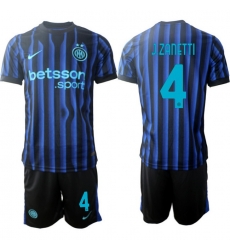 Men Internazionale 2026 Soccer Jerseys BlueBlack #4 ZANETTI Men Internazionale 2026 Soccer Jerseys BlueBlack #4 ZANETTI